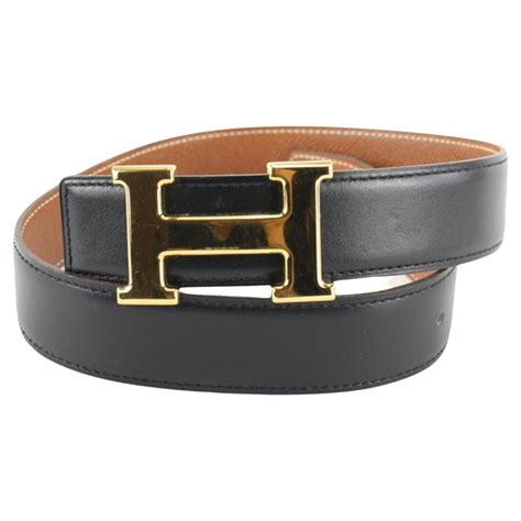 hermes h logo belt